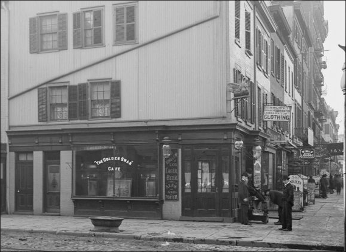 The Golden Swan bar.