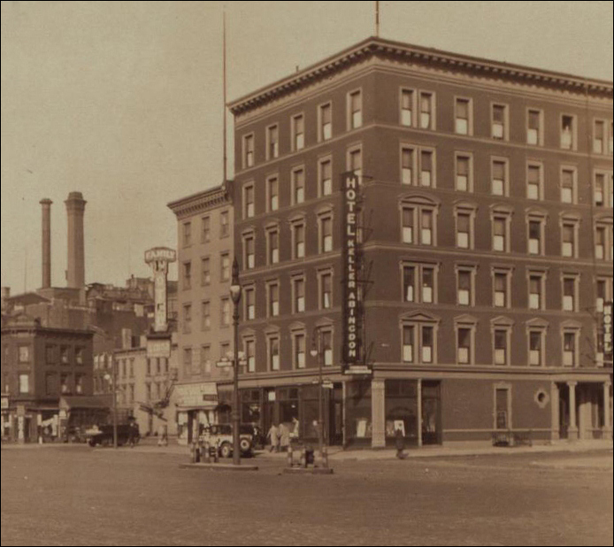 The Keller Hotel in 1929.