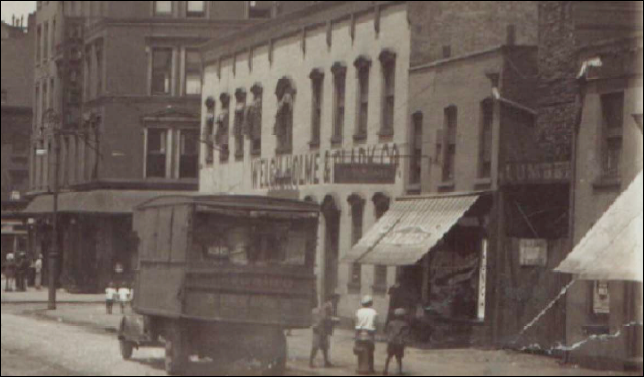 The Keller stores in 1918.