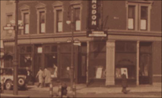 The Keller stores in 1929.