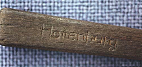 Close-up of Horenburg knife.